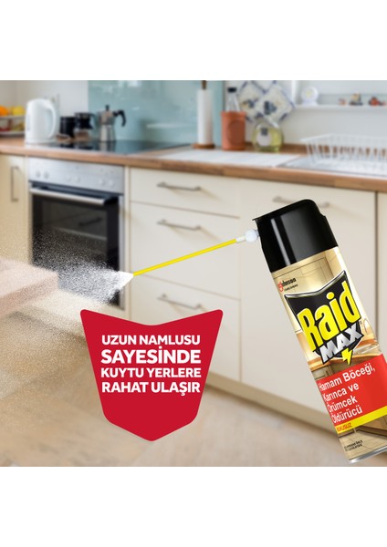 Max Hamam Böceği Spreyi 300 ml - Kokusuz, Ev ve Bahçe İçin Etkili Zararlı Kontrol Ürünü indirimleri