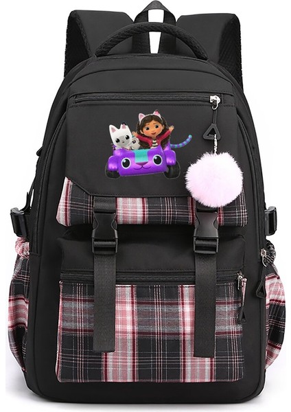 Gabby Çevresel Baskılı Büyük Kapasiteli Öğrenci Sırt Çantası (Yurt Dışından)