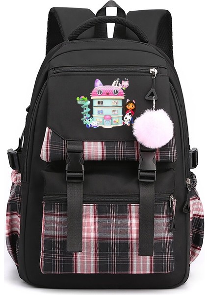 Gabby Çevresel Baskılı Büyük Kapasiteli Öğrenci Sırt Çantası (Yurt Dışından)