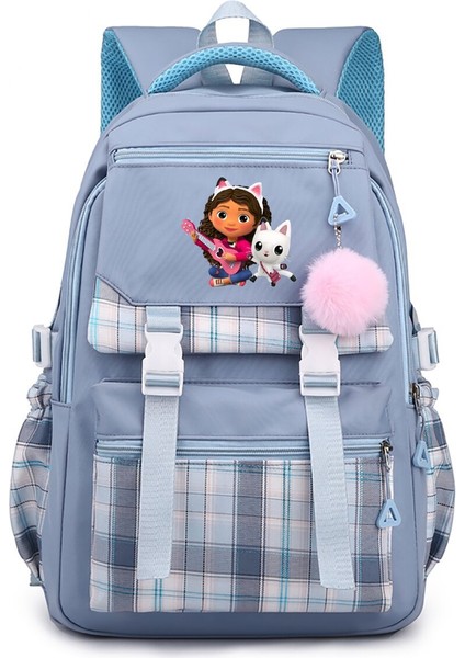 Gabby Çevresel Baskılı Büyük Kapasiteli Öğrenci Sırt Çantası (Yurt Dışından)