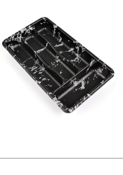 4 Gözlü Mermer Desenli Kaşıklık ROYALEKS-57081