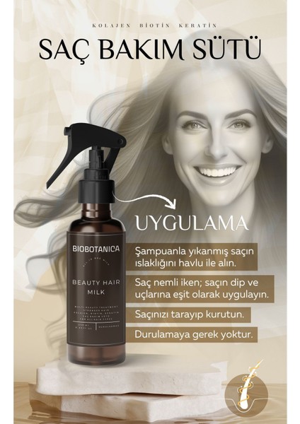 Durulanmayan Saç Bakım Sütü 250 ml Keratin Kolajen Biotin Hacim ve Dolaşık Açıcı Günlük Kullanım modelleri