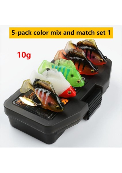 Balıkçılık Kutuda 5 Parça 10G/14G Balıkçılık Yumuşak Yem Zıplayan Balık Ikinci Nesil Paketi Kurşun Balık Yumuşak Balıkçılık Pike Shad Levrek Için (Yurt Dışından) fiyatları