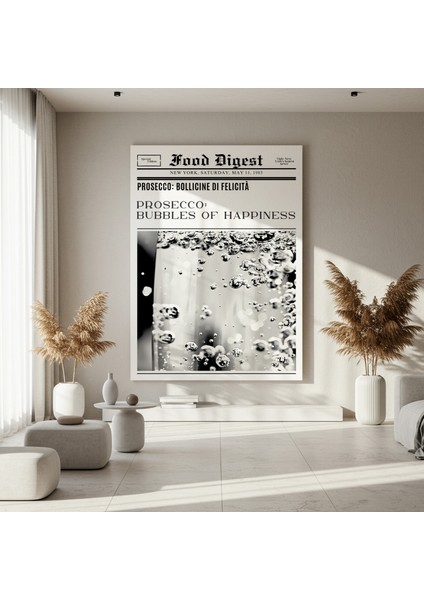 Prosecco Kabarcıkları Mutluluk Tablosu fırsatları