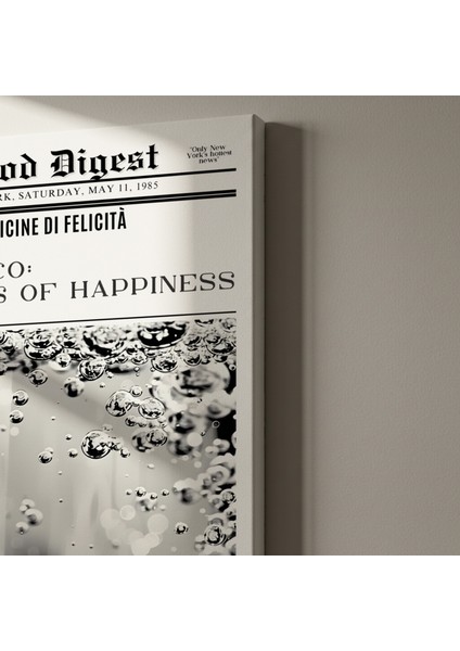 Prosecco Kabarcıkları Mutluluk Tablosu indirimleri