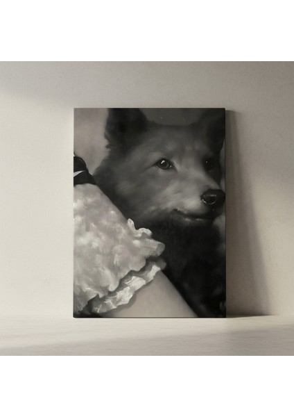 Koyu Tonlu Köpek Portresi Tablosu fiyatları