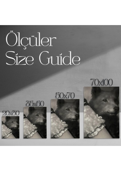 Koyu Tonlu Köpek Portresi Tablosu modelleri