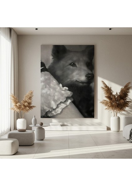 Koyu Tonlu Köpek Portresi Tablosu fırsatları