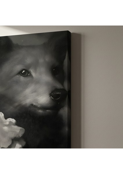 Koyu Tonlu Köpek Portresi Tablosu indirimleri