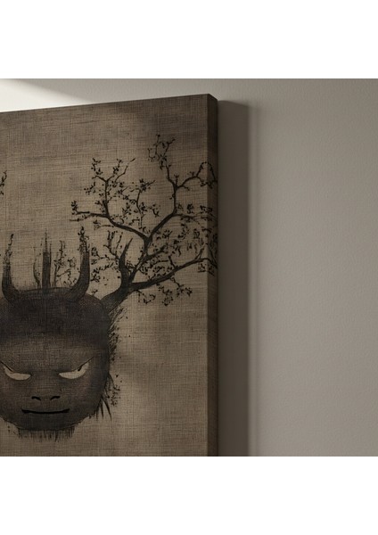 Karanlık Bahar Maskesi Soyut Sanat Tablosu indirimleri