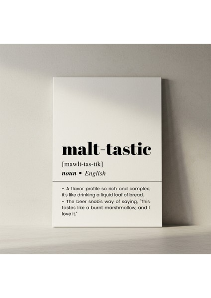 Malt-Tastic Bira Kokteyli Sözlük Tanımı Tablosu fiyatları