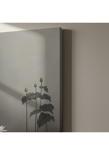 Minimalist Nilüfer Çiçeği Soyut Sanat Tablosu indirimleri