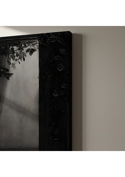 Karanlık Akademi Tarzı Soyut Yağlı Boya Tablosu indirimleri