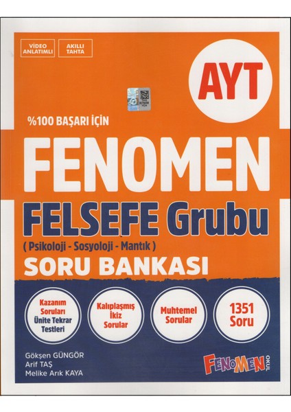 Fenomen Ayt Felsefe Grubu Soru Bankası