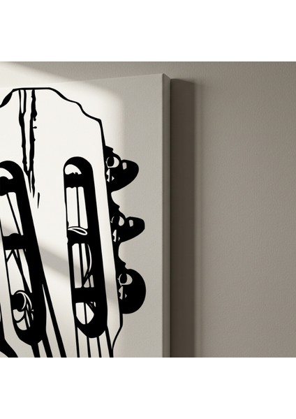 Klasik Gitar Başlığı Soyut Sanat Tablosu indirimleri
