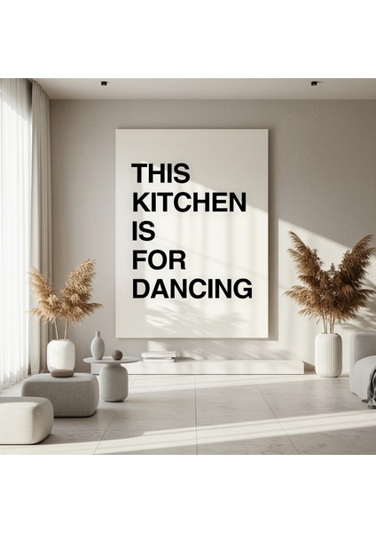 Modernist Mutfak Dansı Temalı Duvar Sanatı Tablosu fırsatları