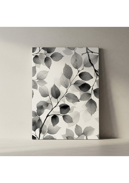 Şeffaf Yapraklar Soyut Sanat Tablosu fiyatları
