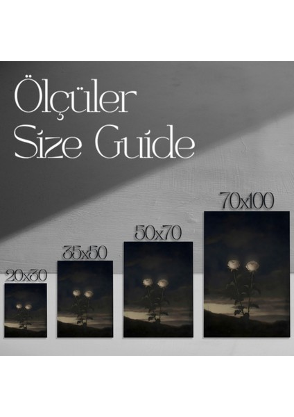 Karanlık Romantizm Iki Gül Tablosu modelleri