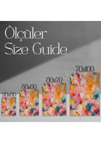 Soyut Ekspresyonist Yağlı Boya Tablosu modelleri