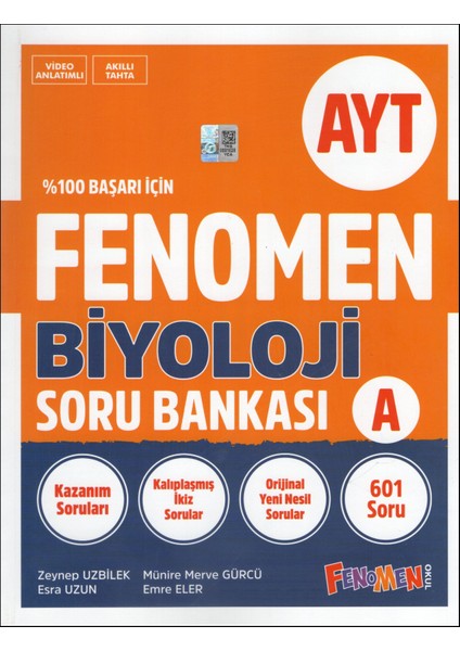 Fenomen Ayt Biyoloji A Soru Bankası