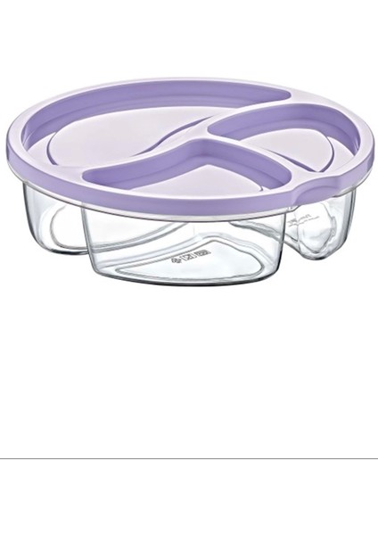Yuvarlak Bölmeli Saklama Kabı ROYALEKS-MP-7049