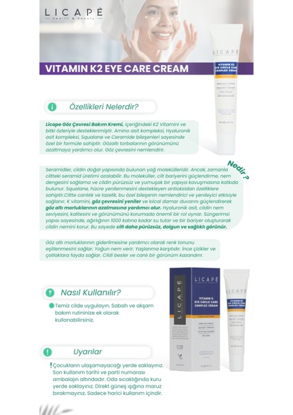 Göz Çevresi Bakım Kremi 15 ml modelleri