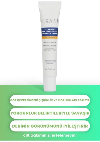 Göz Çevresi Bakım Kremi 15 ml fırsatları