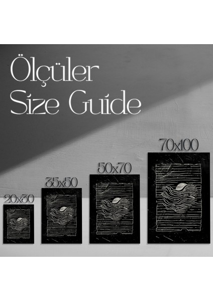 Soyut Dalga Desenli Dark Modern Sanat Tablosu modelleri