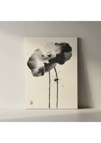 Lotus ve Böcek Soyut Sanat Tablosu fiyatları