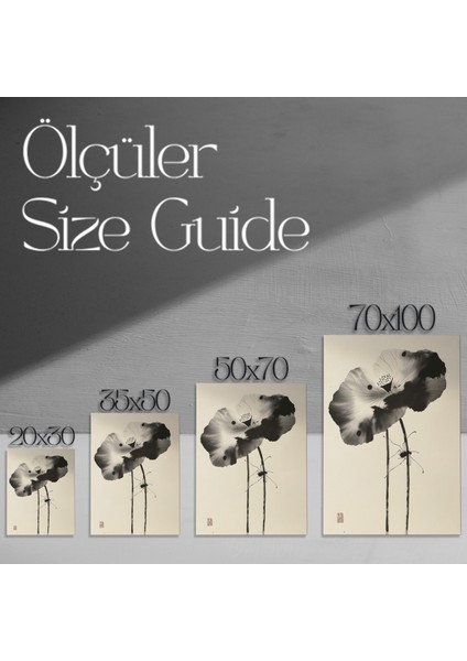 Lotus ve Böcek Soyut Sanat Tablosu modelleri