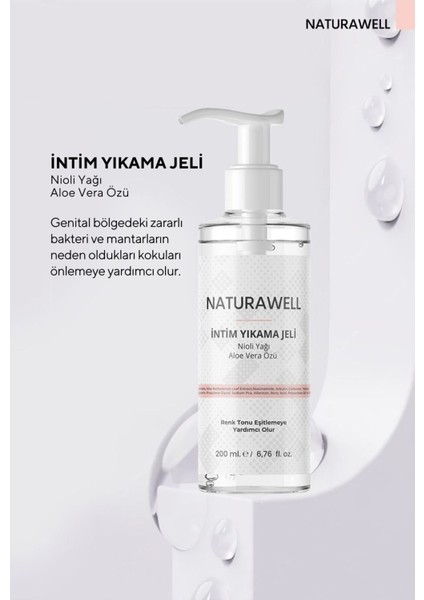 Kadınlar İçin İntim Yıkama Jeli 200 ml - Aloe Vera ve Niacinamide ile Cilt Aydınlatıcı ve Nemlendirici fırsatları