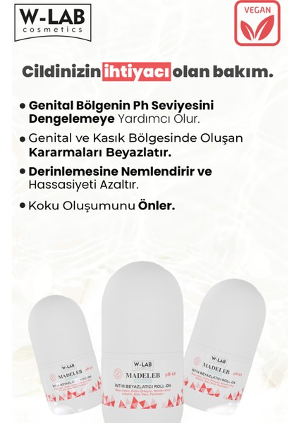 Kozmetik İntim Beyazlatıcı Roll-On 50 ml - Kadınlar İçin Koku Önleyici, Nemlendirici ve Paraben İçermeyen Günlük Kullanım Ürünü indirimleri