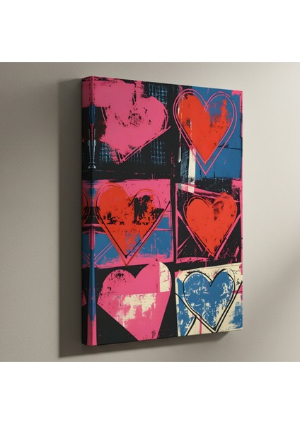 Soyut Kalpler Pop Art Tablosu