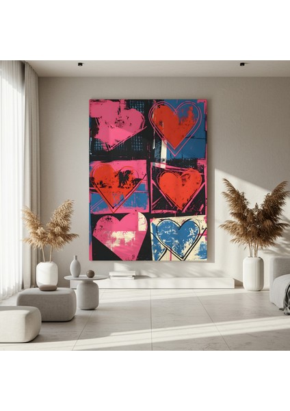 Soyut Kalpler Pop Art Tablosu fırsatları