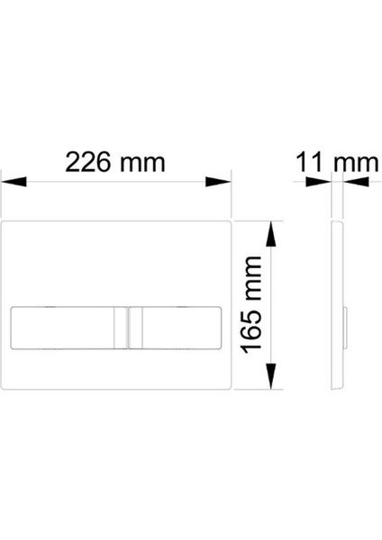 Karina Beyaz İki Kademeli Kumanda Paneli fiyatları