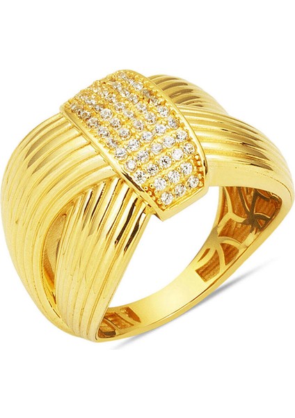 Sarmal 14 Ayar Altın Yüzük