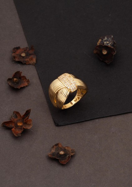 Sarmal 14 Ayar Altın Yüzük modelleri