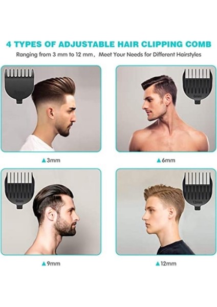 Profesyonel Kablosuz Kesme Makinesi Kablosuz Kesme Makineleri ve Kesme Makineleri Erkekler Içın USB Şarjlı Kesme Seti Erkek Arkadaş Baba Büyükbaba Içın Noel Günü Hediyeleri (Yurt Dışından) modelleri