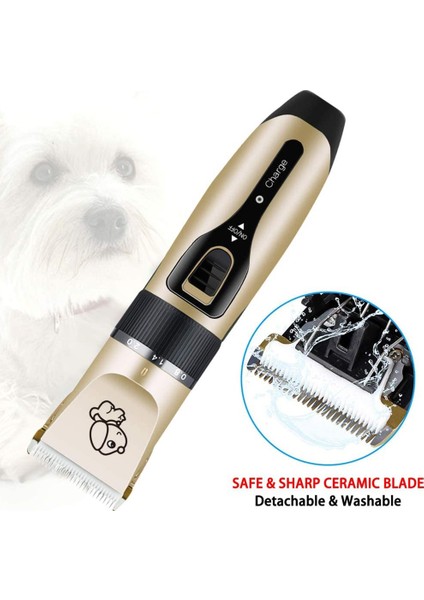 Profesyonel Evcil Hayvan Köpek Tüy Kesme Makinesi USB Şarj Edilebilir Evcil Hayvan Tüyü Temizleme Makinesi Kesici Seti Düşük Gürültülü Jilet Bakım Tüy Kesme Makineleri (Yurt Dışından) modelleri