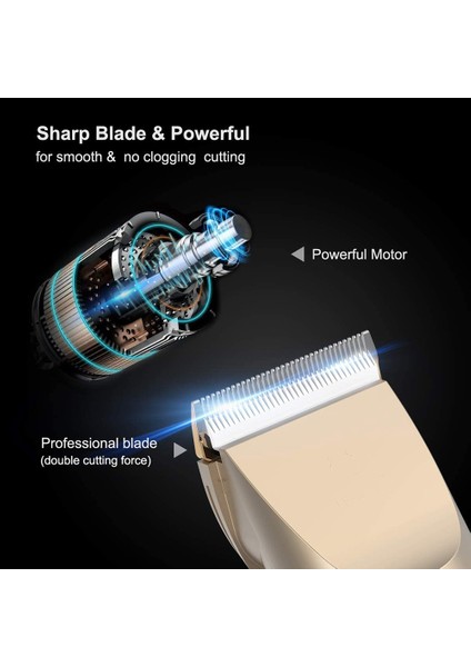 Profesyonel Evcil Hayvan Köpek Tüy Kesme Makinesi USB Şarj Edilebilir Evcil Hayvan Tüyü Temizleme Makinesi Kesici Seti Düşük Gürültülü Jilet Bakım Tüy Kesme Makineleri (Yurt Dışından) fırsatları