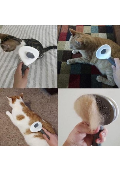 Tüy Dökülmesi Içın Kedi Fırçası Evcil Hayvan Bakım Kendi Kendini Temizleyen Slicker Fırçası Kediler ve Içın Kedi Tüy Alma Fırçası Dolaşık Tüyleri ve Gevşek Alt Tüyleri Kolayca Temizler (Yurt Dışından) modelleri