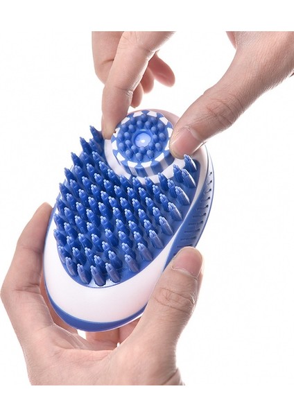 Evcil Hayvan Silikon Banyo Fırçası Tarak Evcil Hayvan Spa Masaj Fırçası Yumuşak Silikon Köpekler Kediler Duş Tüy Bakımı Köpek Temizleme Aracı Evcil Hayvan Malzemeleri (Yurt Dışından) fiyatları