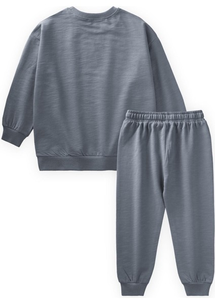 Basıc Sweatshirt Takım 3-8 Yaş Gri fiyatları