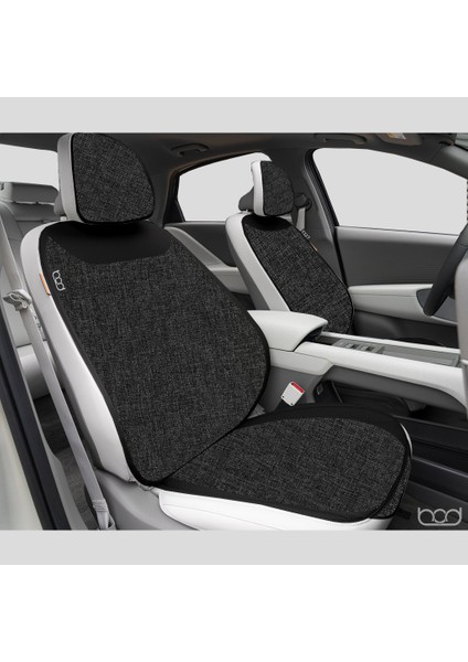 Keten Terletmez Oto Koltuk Minderi Seti Koltuk Koruma Kılıfı Yalı Serisi Ön Arka Set Siyah fiyatları