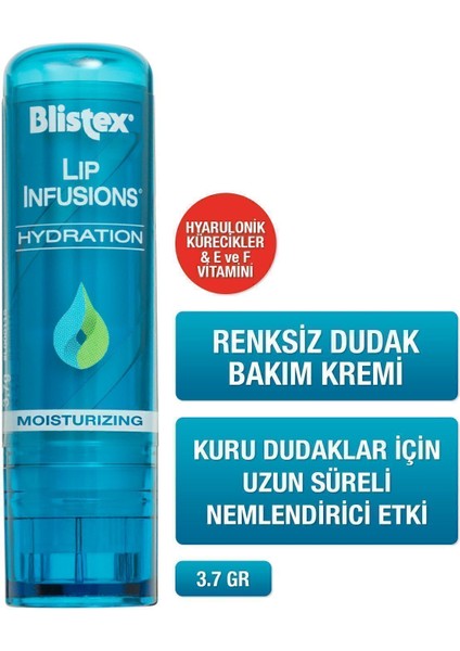 Uzun Süreli Nemlendirici Dudak Bakımı Lip Infusions Hydration 3,7g