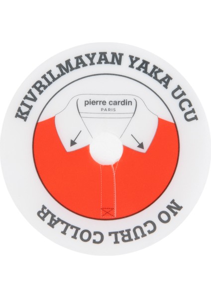 Erkek Siyah Slim Fit Kıvrılmaz Polo Yaka Basic Pike Sweatshirt 50314048-VR046