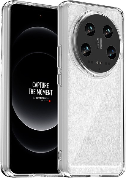 Xiaomi 14 Ultra Için Şeffaf Pc Arka Tpu Tampon Telefon Kılıfı - Clear (Yurt Dışından)