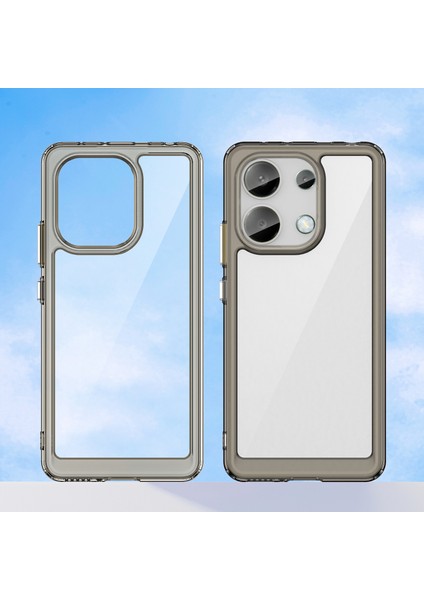 Xiaomi Redmi Note 13 4g Için Şeffaf Pc Arka Tpu Tampon Telefon Kılıfı - Gri (Yurt Dışından) modelleri