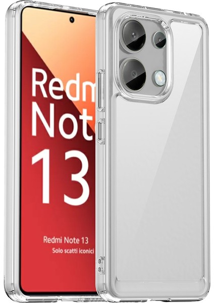 Xiaomi Redmi Note 13 4g Için Şeffaf Pc Arka Tpu Tampon Telefon Kılıfı - Clear (Yurt Dışından)