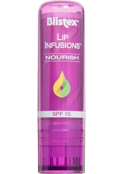 Pürüzsüz Dudaklar Için Besleyici Dudak Bakımı Lip Infusions Nourish SPF15 3,7g fiyatları